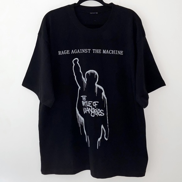 Rage Against The Machine custom made Merch Tee ‘the battle of Los Angeles’ NWT - Picture 5 of 5